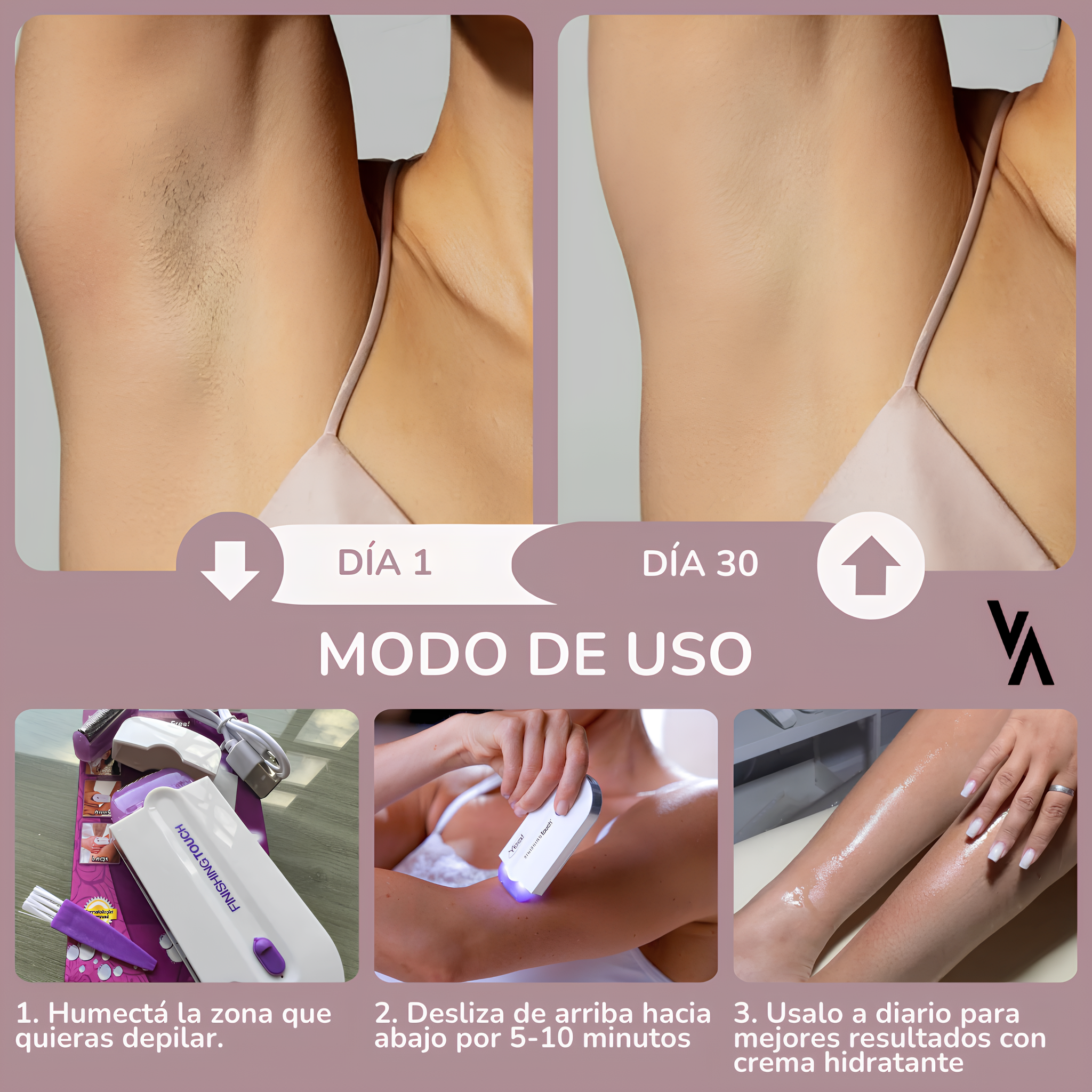 PROMO DÍA DE LA MUJER 2X1! Depilación laser + Depiladora facial de REGALO!