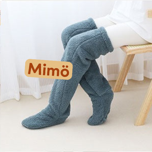 Mimö 🥶 Las medias de peluche hasta la rodilla recomendada por friolentos