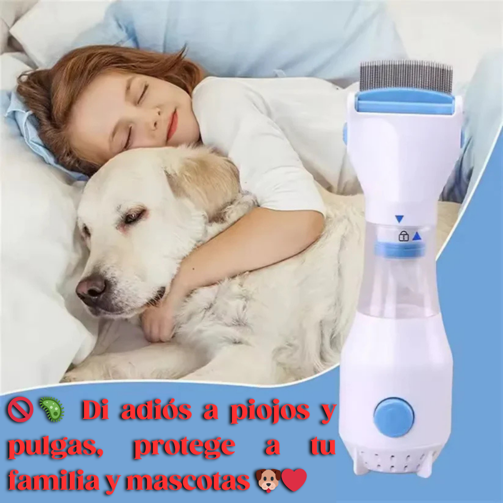 ASPIRADORA UV QUITA PIOJOS  Y PULGAS