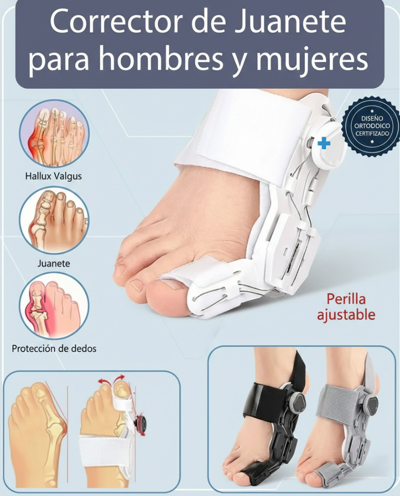 BioMedic - Corrector de Juanete con Perilla gradual ajustable
