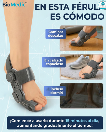 BioMedic - Corrector de Juanete con Perilla gradual ajustable