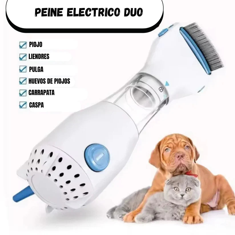ASPIRADORA UV QUITA PIOJOS  Y PULGAS