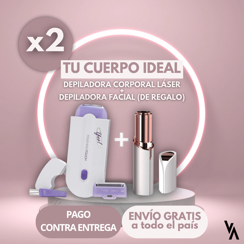 PROMO DÍA DE LA MUJER 2X1! Depilación laser + Depiladora facial de REGALO!