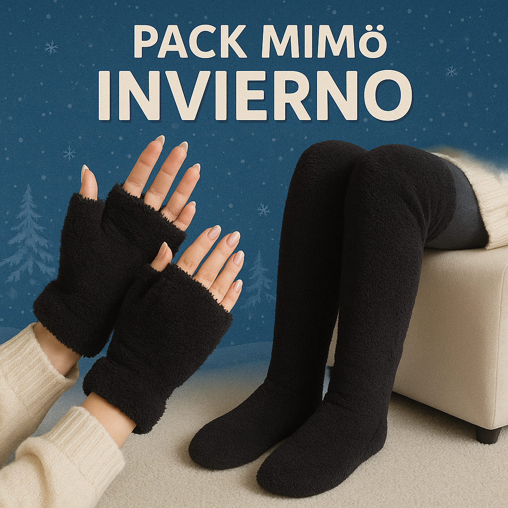 Mimö 🥶 Las medias de peluche hasta la rodilla recomendada por friolentos
