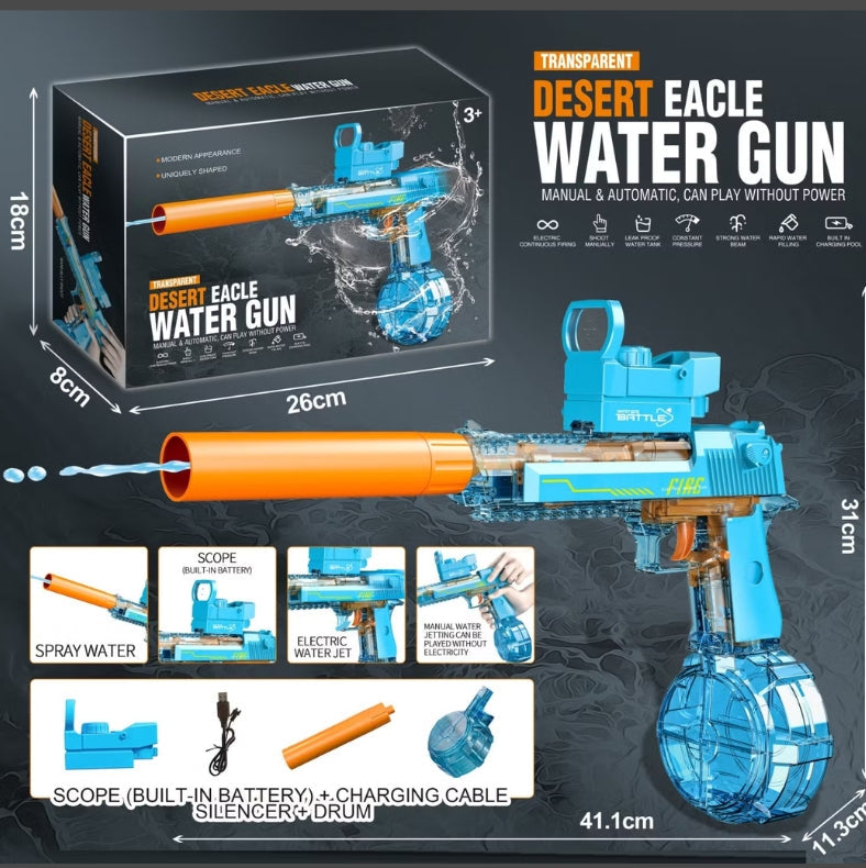 Pistola Eléctrica de Agua - Modelo Desert Eagle